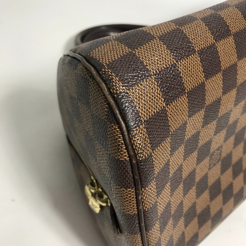LOUIS VUITTON Brown Damier Canvas Boston Bag - Picture 9 of 11